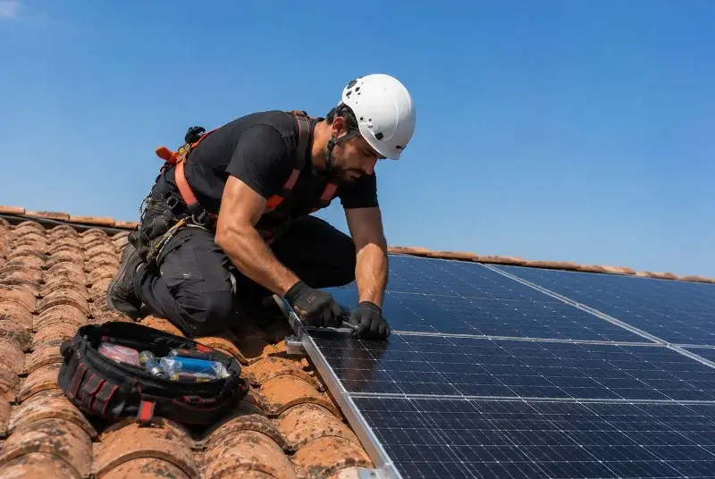 Maintenance et monitoring de panneaux solaires à Saint-Rambert-d'Albon